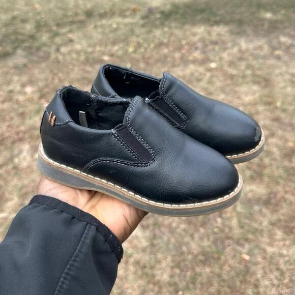 Cat & Jack Toddlers Neal Loafers slip on Shoes Size‎ 8 Black - Picture 8 of 9